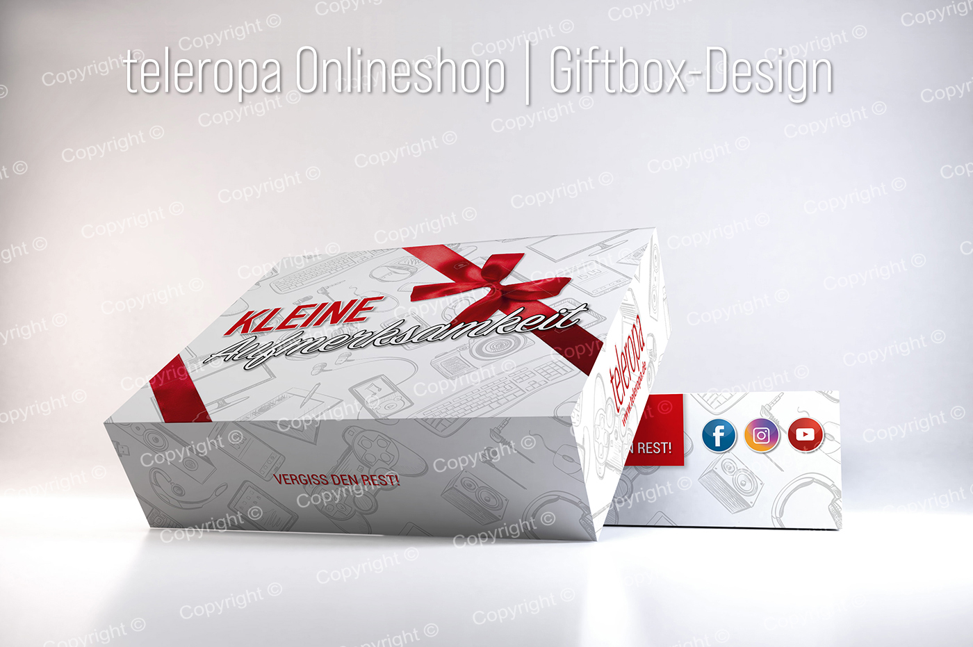 teleropa Onlineshop - Entwurf einer Geschenkverpackung